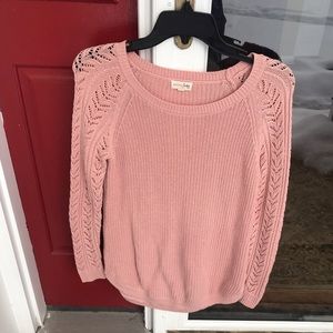 Maison Jules Pink Sweater